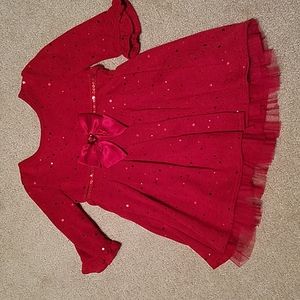 Youngland sweet red infant dress